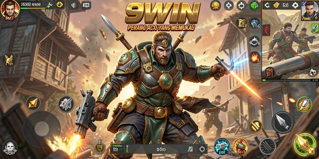 Tampilan gameplay 9WIN yang mendebarkan dan penuh aksi.