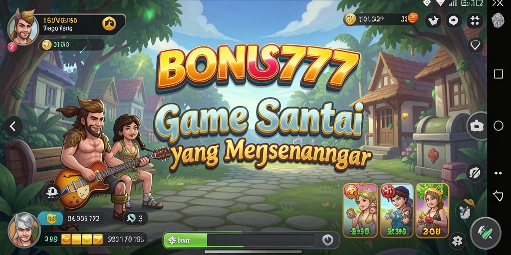Tampilan gameplay yang seru dan berwarna dari BONUS777.