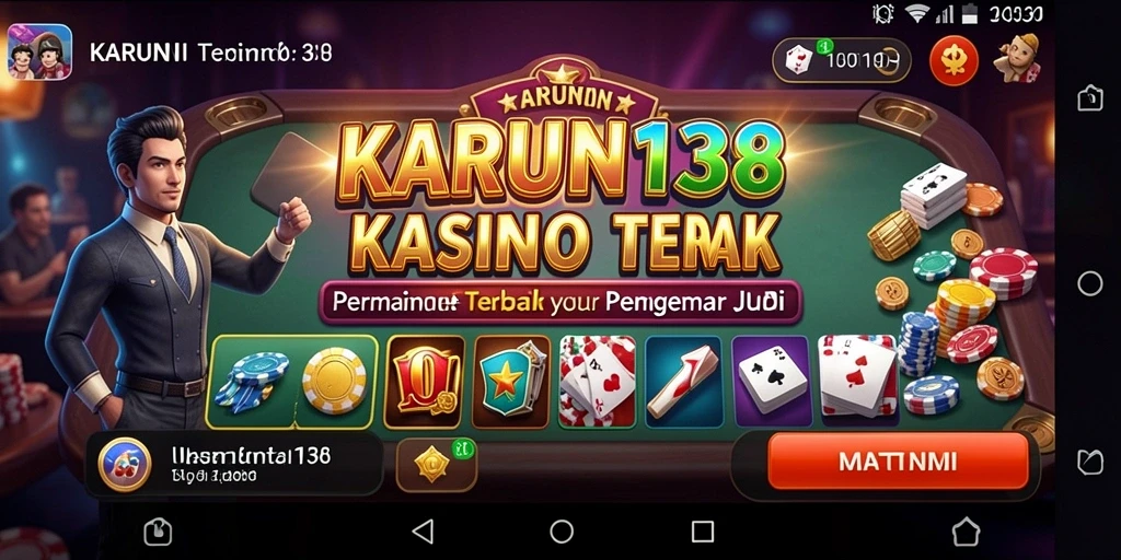 Tampilan gameplay menarik dari permainan Kasino KARUN138.