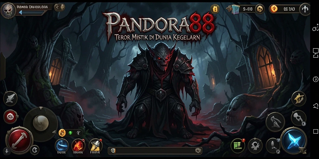 Gameplay PANDORA88 yang penuh ketegangan dan kegelapan.