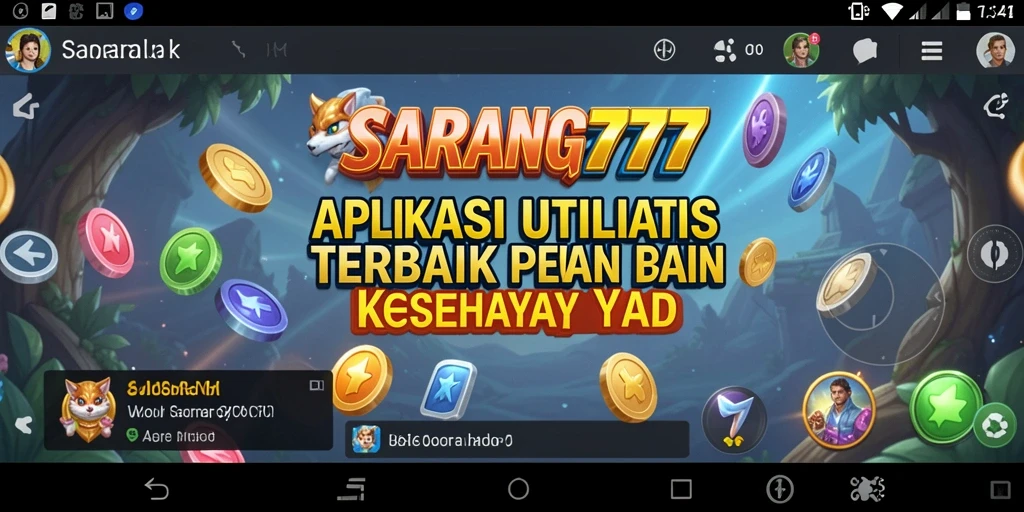 Tampilan screenshot utama SARANG777 yang intuitif dan mudah digunakan.